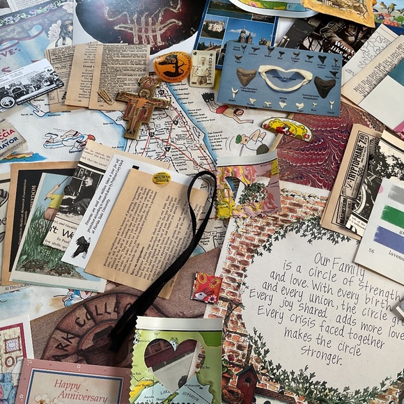 Huge Vintage Ephemera Paper Pack - 75+ Junk Journal, Fodder, Collage Crafting - Picture 6 of 14